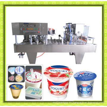 Milk Juice Yogurt Jelly Cup Filling and Sealing Machine